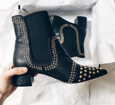 embellished ankle booties